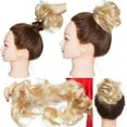 thumbnail image 4 of SEGO Messy Human Hair Bun Extensions Straight/Curly Hair Bun Hairpiece for Updo Style Chignon for Women Donut Ponytail, 4 of 8
