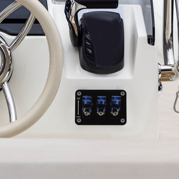 OUNONA Multi-Function 12V Toggle Switch, Waterproof Pa, Easy Install for Marine and Automotive Use