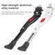 thumbnail image 4 of Greeniant Bicicletas Kick Side Foot Brace Stand Rack antideslizante aleación de aluminio estacionamiento Kickstand pieza de repuesto equipo de soporte Ciclismo Negro Greeniant  OD000120-01B, 4 of 6