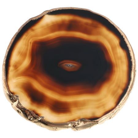 

Home Decor Coffee Accessories Rough Stone Sliced coaster Agate Cup Mat Backing Pads Crystalline Geode Coasters Lovers
