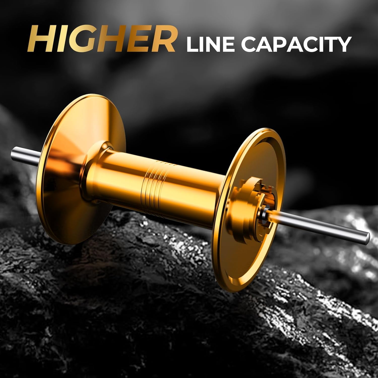 KastKing Right Round Baitcasting Fishing Reel,Salmon/Steelhead- Rover-6000