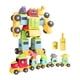thumbnail image 1 of Dinosaurio Robot Tren Ensamblar Conjunto Estilo De Dibujos Animados Diy Robot Juguete Educativo Tren Construcción Bloque Divertido Para Niños De 3 Años 77 Uds Yuarrent FN002102-00, 1 of 6