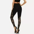 thumbnail image 4 of Jxximdong Leggings for Women Fashion Womens Sexy Leggings Lace Trousers Yoga Patchwork Sport Casual Pants Black L Yoga Pants, 4 of 9