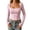 0702LiPink, variant on Women Long Sleeve Striped Printed T Shirts Trendy Slim Fit Cropped Tops Fall Square Neck Going out Basic Tees 0702LiBlue L