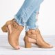 thumbnail image 3 of Sandalias con hebilla de tacón grueso de ante de talla grande para mujer Zapatos de boca de pez con cabeza redonda Wmkox8yii shjk421, 3 of 4