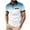 White, variant on HomeGardon Mens Shirts Short Sleeve,MensShirts Short Sleeve,Men's Shirt Men's Polka Gradient Lapel Button Sport Lapel Top Shirt,S-XXXL