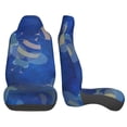 thumbnail image 3 of LNWH Car Seat Covers, Seamless Tile Repeat Pattern Car Interior Seat Covers - Universal Fit Most Cars, SUV, Trucks, 2pcs Car Seat Protectors, 3 of 8