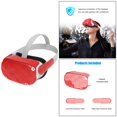 thumbnail image 4 of Protectores de casco Cubiertas frontales de ojos Cubiertas 2 Carcasa de protección lateral izquierda y derecha rojo, 4 of 10
