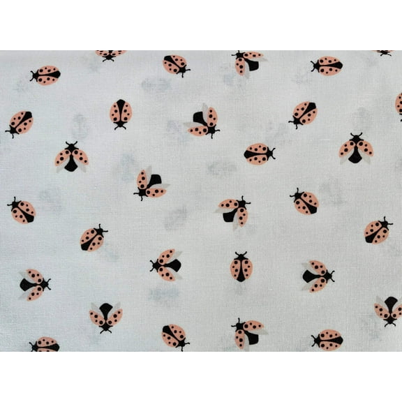 Wild and Free-Ladybug-Summer Vibes Fabric-Loes Van Oosten-Cotton   Steel