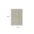 thumbnail image 6 of HomeRoots 558838 7 x 10 ft. Abstract Distressed Rectangle Area Rug, Beige & Brown, 6 of 6