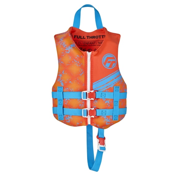 Full Throttle Traditional Deluxe Child Rapid-Dry Neoprene Life Vest