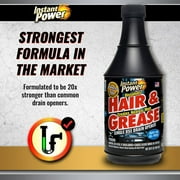 Instant Power Hair and Grease Drain Opener, 1 Count, 20 oz