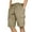 Khaki, variant on Mens Shorts Clearance,Mens Casual Solid Drawstring Waist Athletic Gym Shorts With Pocket
