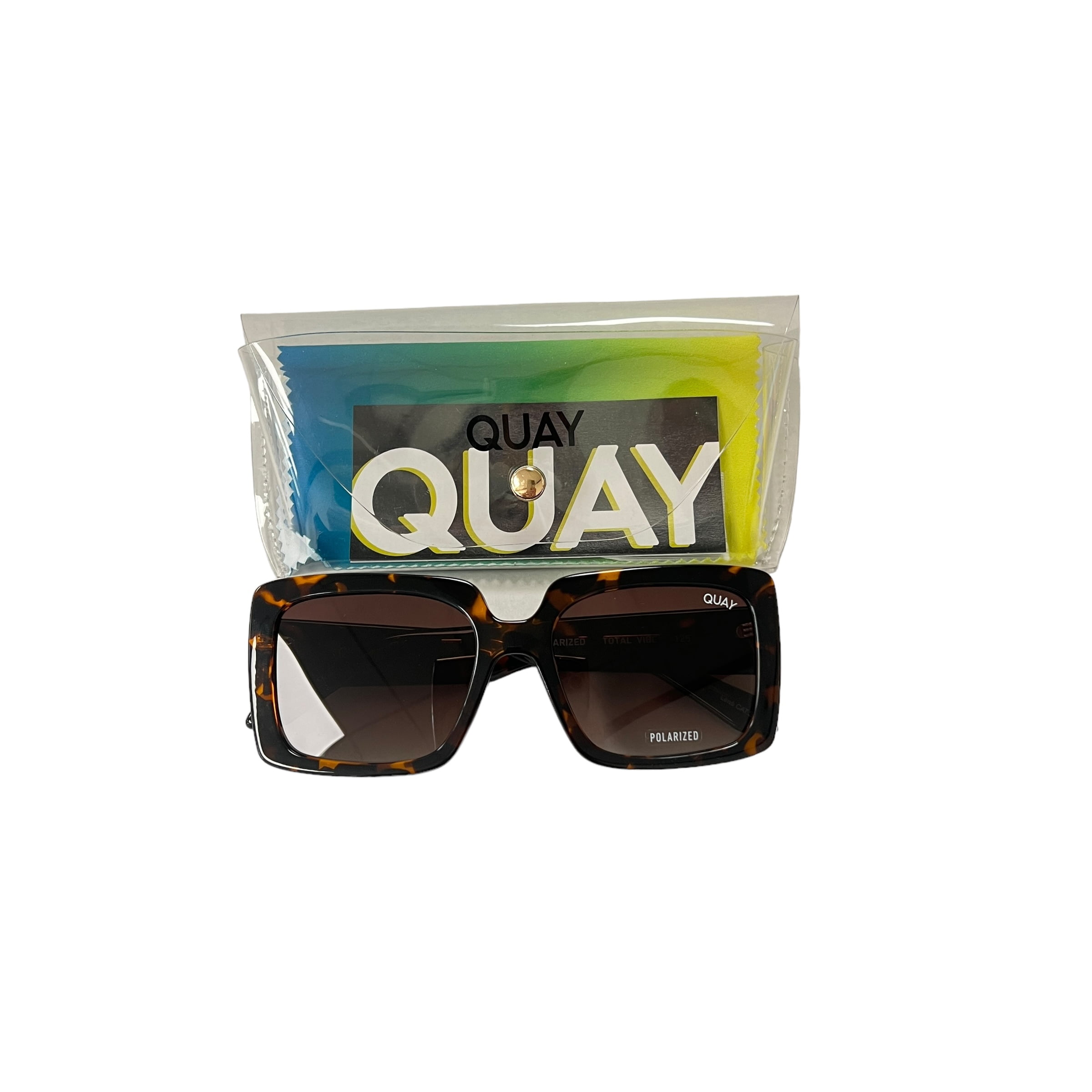 Quay Australia Ever After Sunglasses Tortoise Fade Brown Polarized Walmart