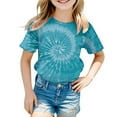 thumbnail image 4 of T-shirt à Manches Courtes Imprimé Coloré Printemps Été pour Filles Bébés, 4 of 4