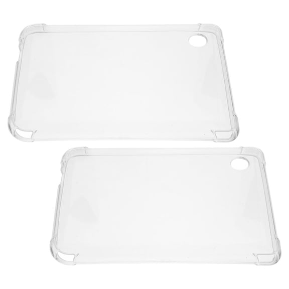 LABRIMP 2Pcs Transparent Silicone E-Reader Cases Protective Covers with Antislip Surface