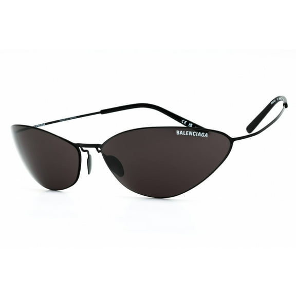 Balenciaga BB0350S 001 Unisex Black Titanium Full Rim Sunglasses