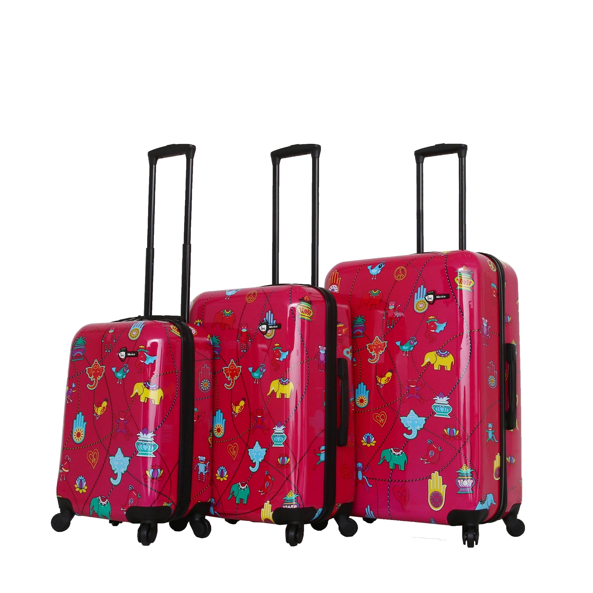 Mia Toro ITALY Mistico Hardside Spinner Luggage 3PC Set - Walmart.com