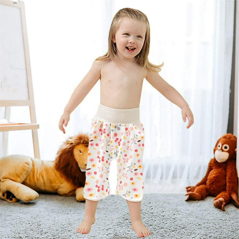 Baby Cotton Training Pants Soft Diaper Pants Breathable