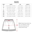 thumbnail image 6 of Hello Kitty Womens Lace Boxer Pajamas Shorts Soft Elastic Waist Lounge Shorts Printed PJ Bottoms, 6 of 7