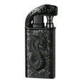 Ihhxbz Crater Clear Light Inclined Fire Open Flame Wheel Lighter Inflatable Point Pipe Lighter