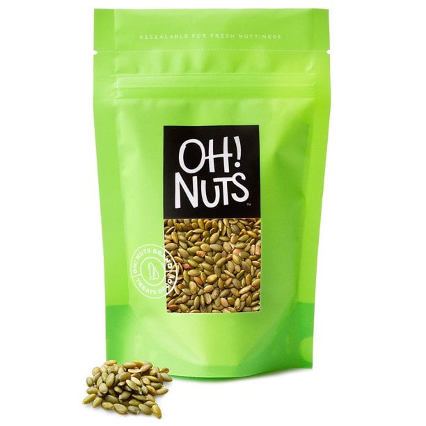 Oh! Nuts Roasted Unsalted Pumpkin Seeds -32oz, No Shell Pepitas