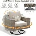 thumbnail image 3 of Jocisland 8 Seats Wicker Patio Furniture Set, Curved Sectional Sofa with Storage Table & Armrests, 3 of 9