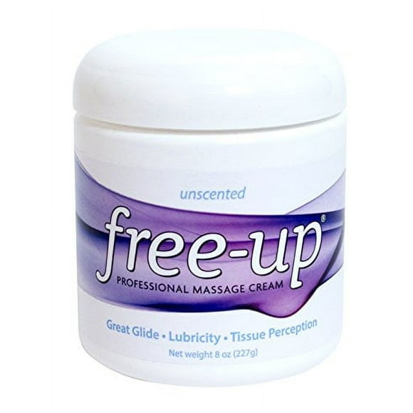 PrePak Products Freeup Pot de Crème de Massage Sans Parfum, 8 oz - Fabriqué aux É.-U.