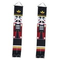 thumbnail image 4 of KALLORY 1 Pair Festive Door Decoration Nutcracker Soldier Pendant Multi Colored Outdoor Display, 4 of 8