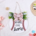 thumbnail image 4 of Baseball Themed Welcome Door Hanging Sign for Front Entryway and Sports Fan Present, 4 of 6