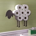 thumbnail image 4 of Advancent Soporte de papel higiénico independiente de Metal, almacenamiento de rollos, estante de toalla de papel bonito, organizador del hogar, Accesorios de baño Advancent HA011760-00B, 4 of 6