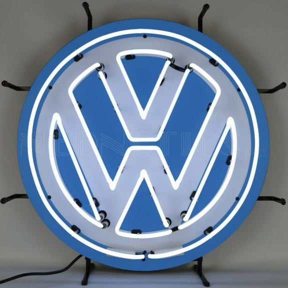 VOLKSWAGEN VW ROUND NEON SIGN – 5VWSGN