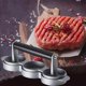 thumbnail image 4 of Bugucat hamburger press for 3 mini burger patties, 3 mini burger press made of cast aluminum with non-stick coating, grill accessories, 4 of 5