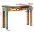 thumbnail image 7 of vidaXL Console Table 43.3"x11.8"x29.5" Solid Wood Reclaimed, 7 of 7