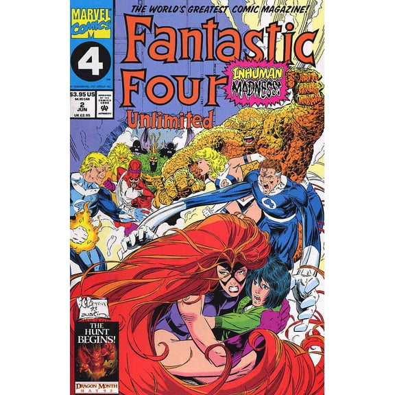 Fantastic Four Unlimited #2 VF ; Marvel Comic Book
