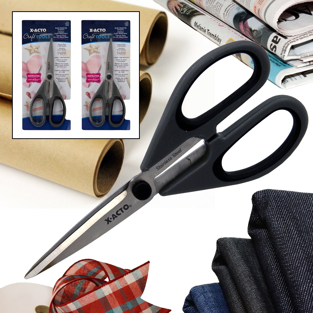 X-Acto - Brandclub - X-Acto Craft Tools Multi Material Scissors, 1