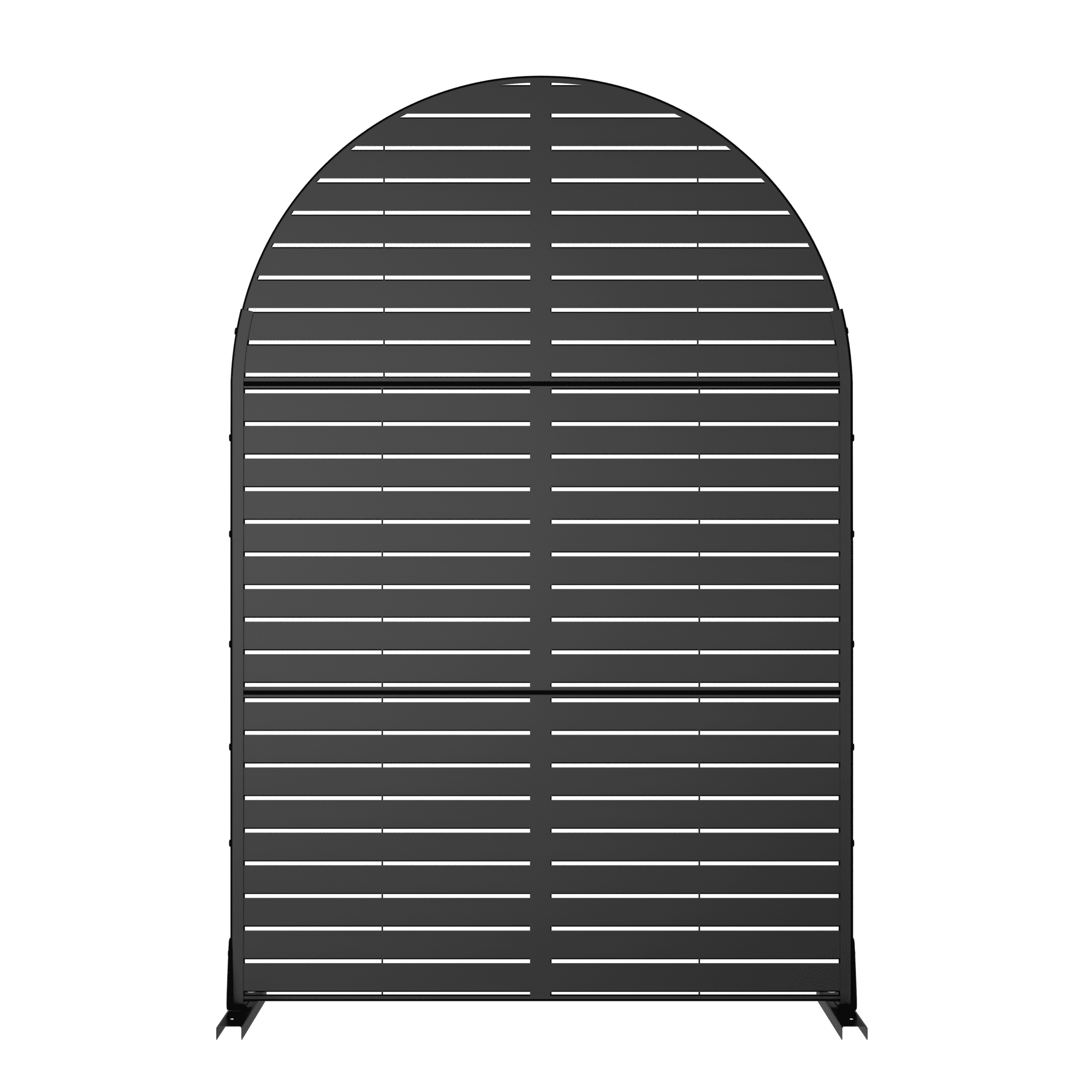 MAYEERTY Modern Steel Panel – Multi-Purpose Galvanized Room Partition,Black