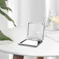 thumbnail image 5 of Easygdp Sailing Dancing Dolphin Travel Makeup Mirror, 2X Magnifying Mirror 2-Sided Travel Essential Mirror, Magnetic Portable Mirror-Square, 5 of 9