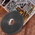 thumbnail image 3 of 1 rollo de cinta magnética flexible con respaldo adhesivo, cinta magnética de goma para ventanas, materiales de construcción, tiras magnéticas para pizarra blanca, imanes para manualidades., 3 of 8