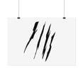 thumbnail image 3 of Effete Feline Claw Marks Scratch Rolled Posters, 3 of 5