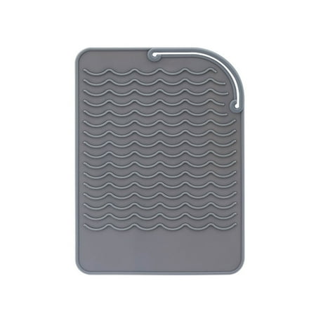 

DMDUOU Straightener Insulation Pad Curling Iron Insulation Set Hair Salon Perm Splint Pad Storage Portable Household Pad Gray