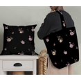 thumbnail image 5 of Soimoi Black Poly Georgette Fabric Floral Panel Print Sewing Fabric BTY 42 Inch Wide, 5 of 5