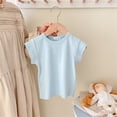thumbnail image 2 of LNMQLPDBS Girl Tops Graphic Tees for Girls 10-12 Baby Tees Y2k Athletic Shirts Easter Shirts for Kids Girl Size 8 Clothes Girls Clothes Trendy Girls, Blue 11-12 Years, 2 of 9