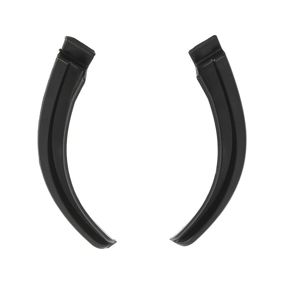 1Pair Car Roof Hardtop Rain Diverters ABS Rain Gutter Extension Block for Jeep Wrangler JL 2018-2021