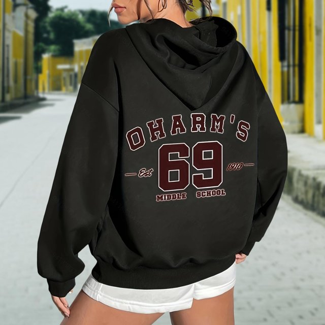 Sudadera con capucha para mujer con bolsillo, camisetas de manga larga, sudadera con capucha para otoño e invierno, ropa de otoño para senderismo y , M M
