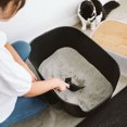 thumbnail image 4 of Litter Box w/ Bamboo Top Black, 4 of 4