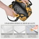 thumbnail image 3 of Disketp Navy Blue Plaid Sunflower Lonchera Térmica para Mujer y Hombre, Bolsa de Almuerzo Reutilizable e Impermeable para Trabajo, Viajes y Picnic, 3 of 7