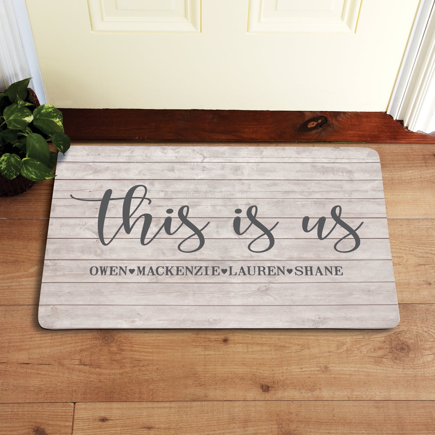 Personalized This Is Us Doormat Walmart Com