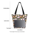 thumbnail image 5 of Haiem Roosters and Chicks Pattern Shoulder Bag - Durable and Spacious Tote Bag,Versatile Shopping Bag, 5 of 9