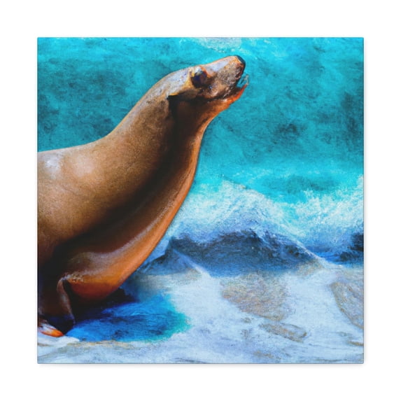 Sea Lion's Majesty - Canvas